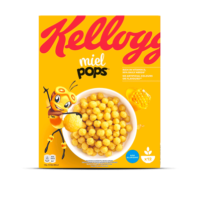 Kellogg's Miel Pops Cereals 375g